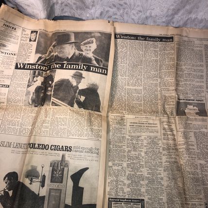 The Sunday Times - Churchill Memorial Issue January 31st 1965. Supplement.