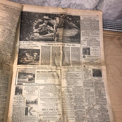 The Sunday Times - Churchill Memorial Issue January 31st 1965. Supplement.