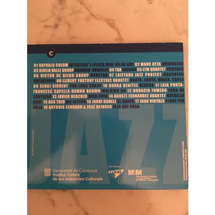 Jazz de Catalunya, From Catalonia - 2005 CD, 18 Tracks