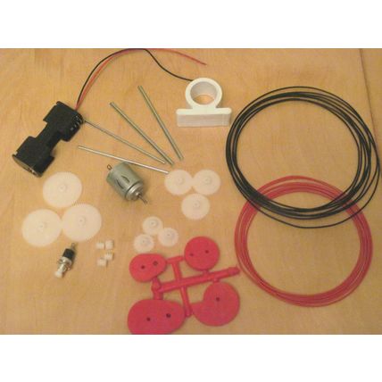 3 volt 13100 Rpm DC Motor kit FOR PROJECTS CAMS AXLES GEARS BATTERY HOLDER