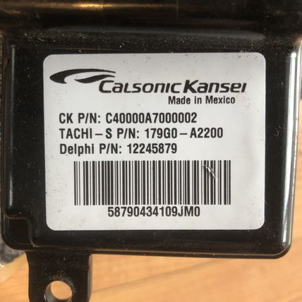 2005 - 2007 Infiniti G35 Occupant Detection Sensor Pad Module 179G0-A2200