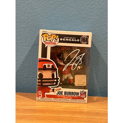 Funko Pop! Joe Burrow #168 Facsimile Laser Autographed Figure (Box & Protector)