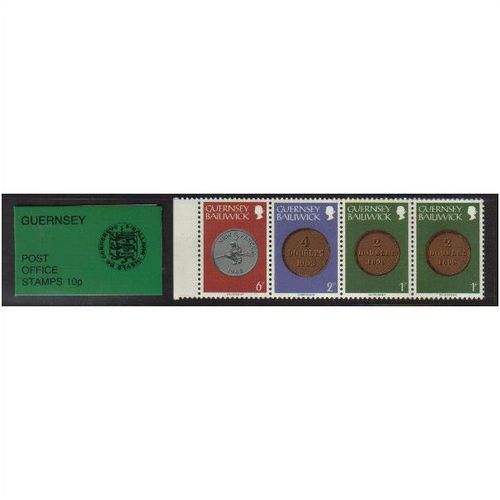1979 GB GUERNSEY COINS 10P BOOKLET UMM SG 177-198