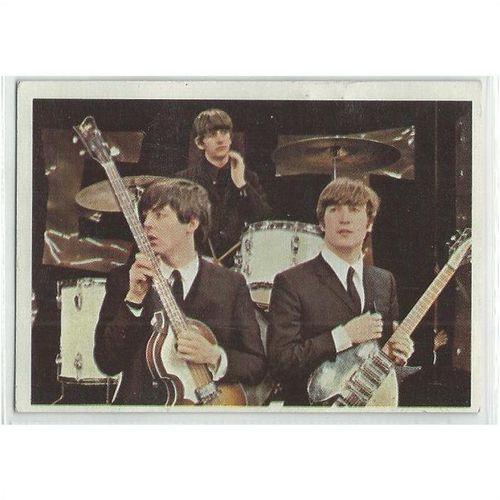 BEATLES ' ORANGE back ' card # 34 ( 1964 )