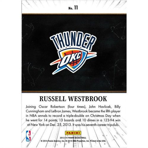 2013-14 Panini Knight School - #11 - Russell Westbrook
