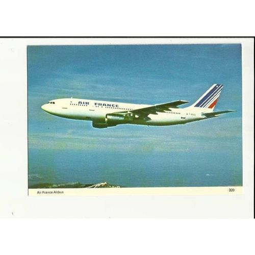 320 Aviation AIR FRANCE Airbus Postcard by Skilton