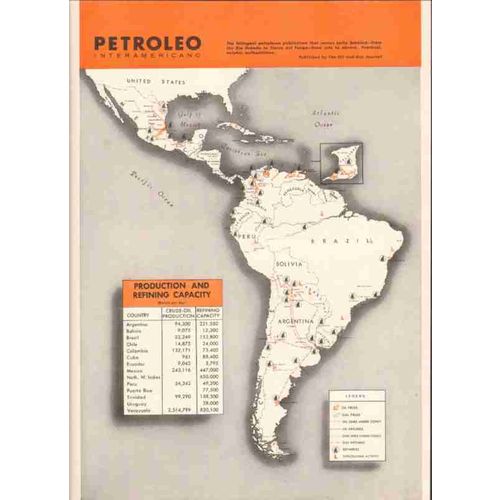 petroleo interamericano 1959 gas oil petroleum refining vintage ad