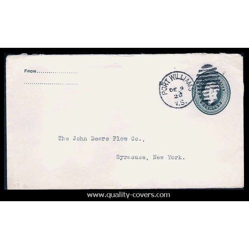 Canada #EN28b Postal Envelope Used 1927 Admiral
