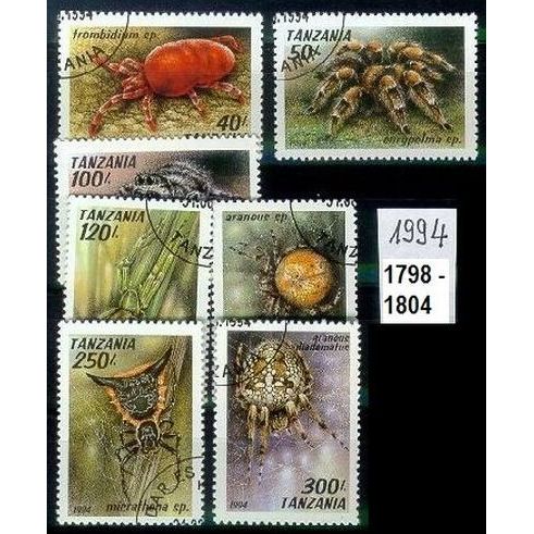 TANSANIA TANZANIA [1994] MiNr 1798-04 ( O/used ) Tiere