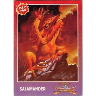 ZAP PAX card # 68 SALAMANDER (1992)