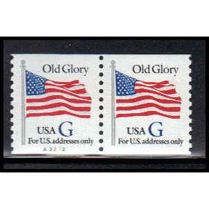 2890 32c G Old Glory Very Fine MNH CNP Left A2212 PA1546