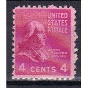 808 4c James Madison Barely Clears MNH B0126