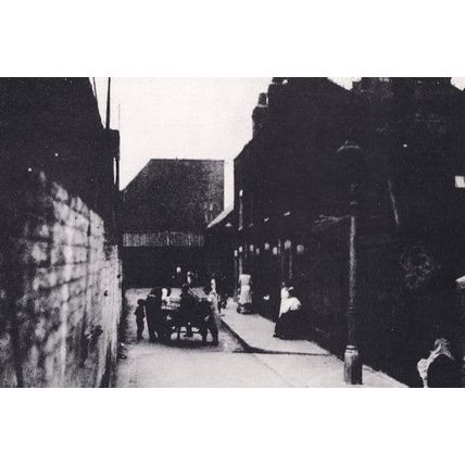 Slum Street in 1930 Limehouse River Thames London Postcard