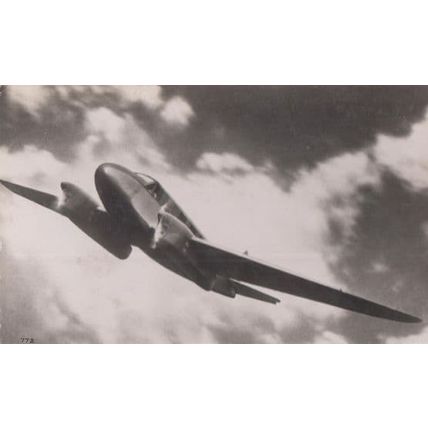Caudron G4 French Biplane War Plane Vintage Plain Back Postcard Old Photo