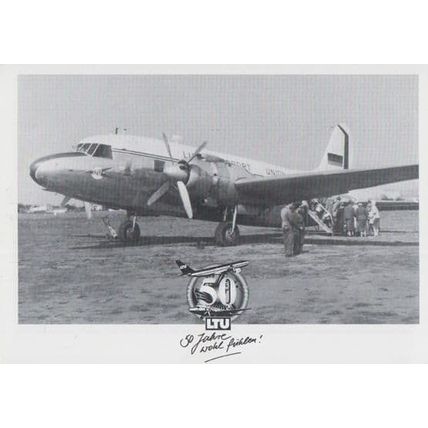 Vickers VC1 LTU Viking Rare Anniversary Postcard