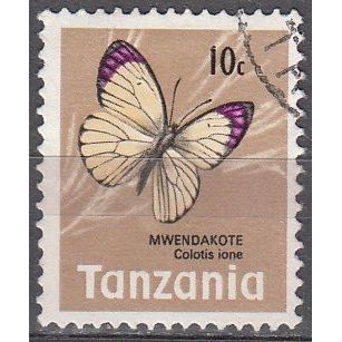 Tanzania 1973 Michel 36 O Cote (2005) 0.20 Euro Papillon Colotis ione