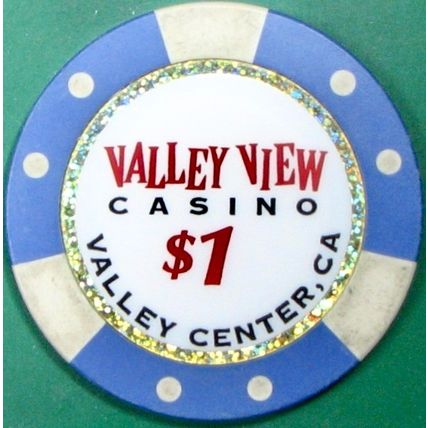 Valley View. $1 Casino Chip. Valley Center, CA. Z13.