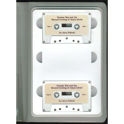 Nuclear War and the Second Coming of Jesus Christ Falwell 2 Cassettes FREE Ship