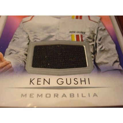 2021 Upper Deck Goodwin Champions, Patch Card, KEN GUSHI, Racing
