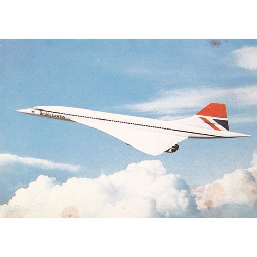 British Airways Concorde Aircraft Postcard (A24955)