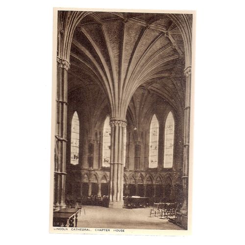 set of 7 postcards LINCOLN CATHEDRAL EARLY 20th c.for The Old Cathedral Store =