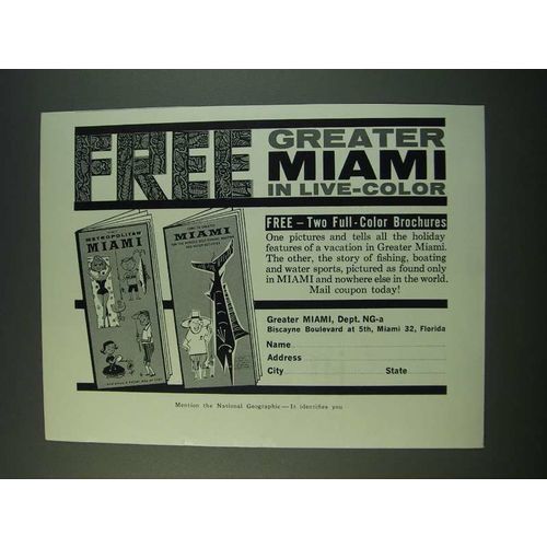 1961 Miami Florida Ad