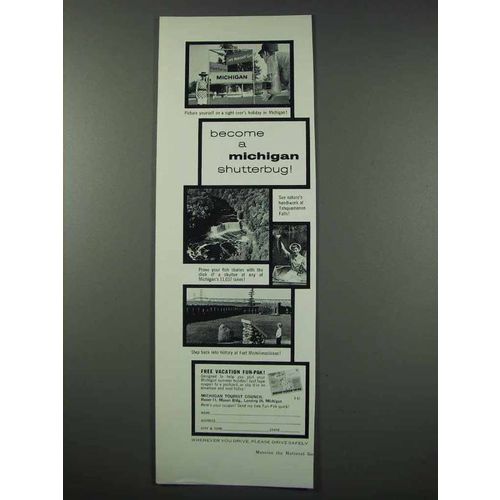1961 Michigan Tourism Ad - Become a Shutterbug