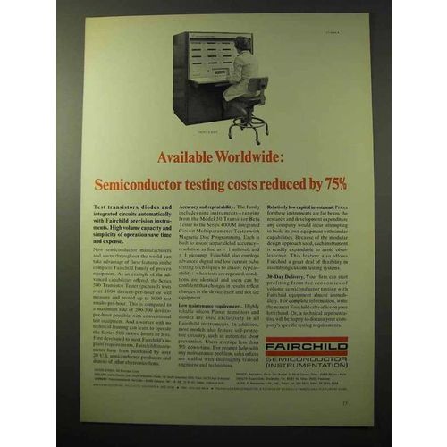 1964 Fairchild Series 500 Transistor Tester Ad