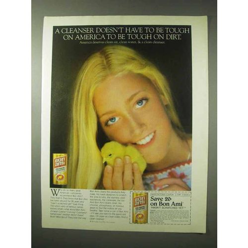 1984 Bon Ami Cleanser Ad - Be Tough on Dirt