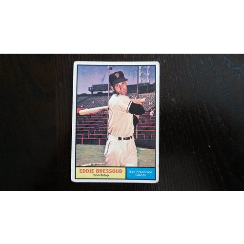 1961 Topps Card # 203 Eddie Bressoud Good (2) San Francisco Giants