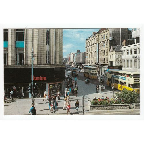 Shops in Northumberland Street Newcastle-Upon-Tyne Postcard 22236