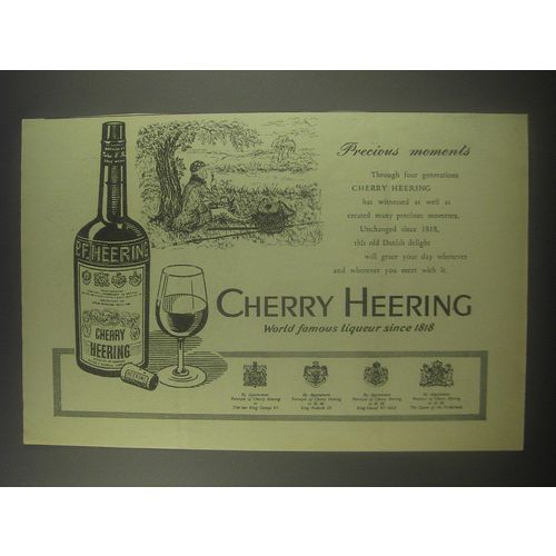 1954 Cherry Heering Liqueur Ad - Precious moments