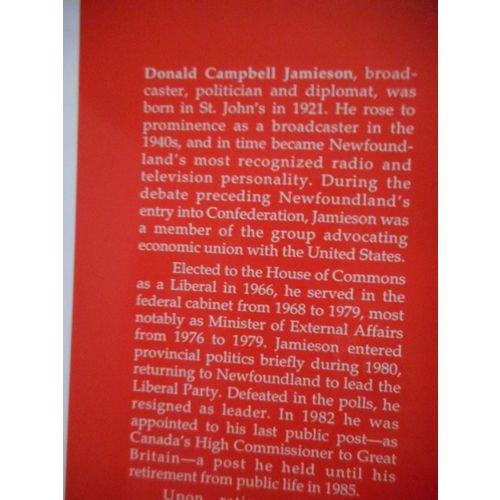 A World Unto Itself:The Political Memoirs of Don Jamieson Vol II