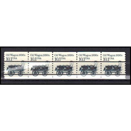 2130c 10.1c Oil Wagon Very Fine MNH Dry Gum PNC 1/5 Black AA0414