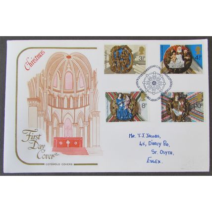 COTSWOLD - CHRISTMAS FIRST DAY COVER 1974