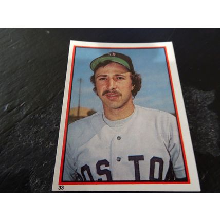1983 Topps Stickers # 033 Jerry Remy Excellent (5) Boston Red Sox