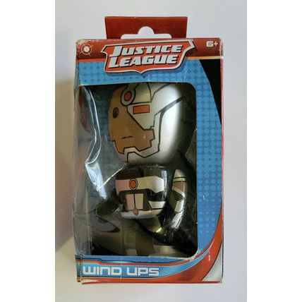 DC Justice League Wind-ups 'The Flash' and 'Cyborg' Sealed Cond.