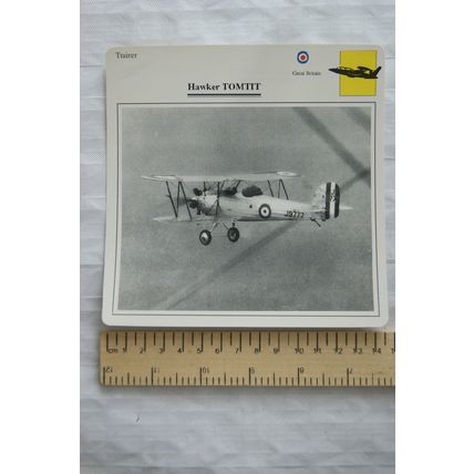 Hawker Tomtit - GB - Trainer - Collectors Club Card