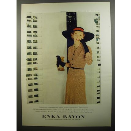 1952 Enka Rayon Suit by Varden Paetites Advertisement