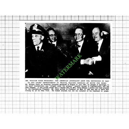 Mr William Oatis American Journalist - c.1950s Small Cutting