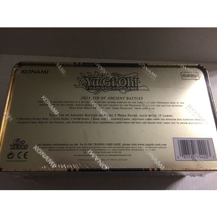 NEW Sealed Yu-Gi Oh Gold Tin - 54 Cards