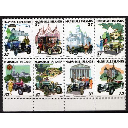 ZAYIX Marshall Islands 865 MNH Classic Cars Automobiles 090223SM75M