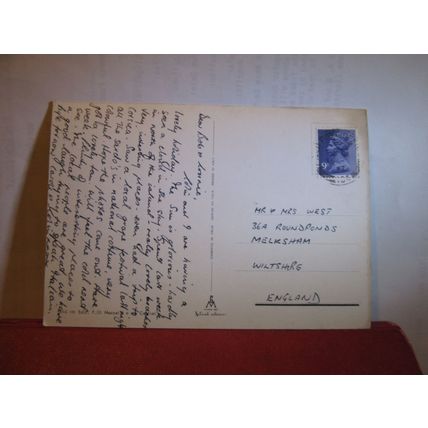 multiview, CAGLIARI, ITALY used postcard 1977 postmark =