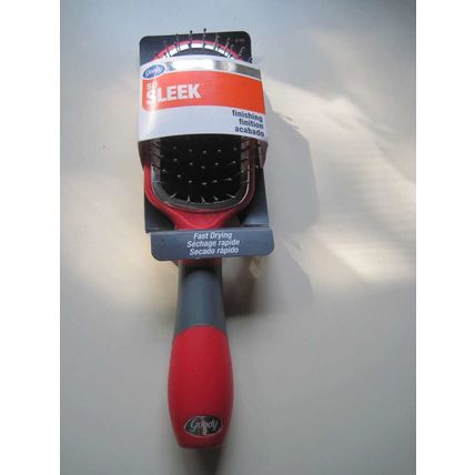 Goody So Sleek Finishing Hair Brush Stiff Metal Bristles Wire Cushion Fast Dry