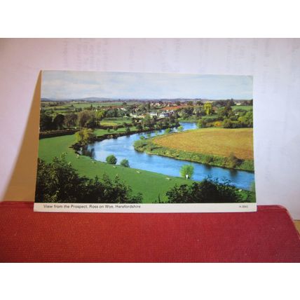 ROSS-ON-WYE, Herefordshire used postcard by E T W Dennis 1975? pm =
