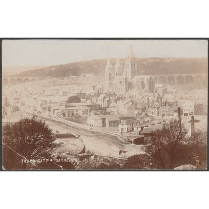 Truro City & Cathedral, Cornwall, c.1910 - Bragg RP Postcard