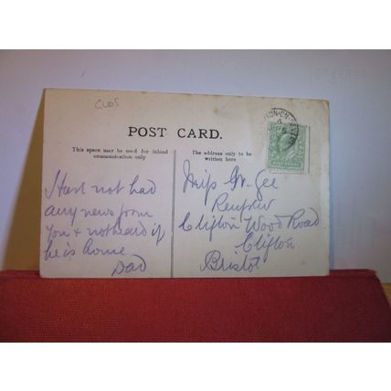 FRETHERNE COURT, GLOUCESTERSHIRE, used antique postcard 1907 pm =