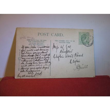 HIGH FORCE, MIDDLETON-IN-TEESDALE, Co. DURHAM used antique postcard 1907 pm=