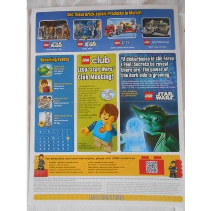 Lego Store Newsletter March 2013