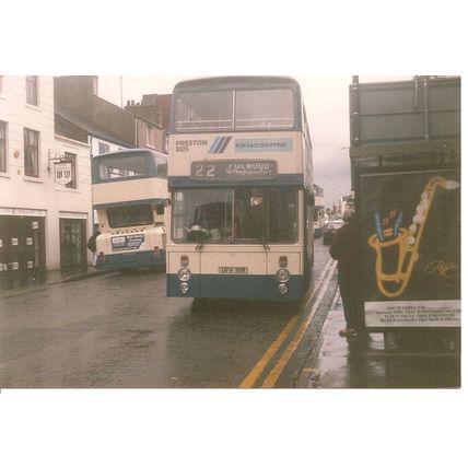 Colour Photograph of Preston Bus Ltd. - UFV 111R ex. Preston Borough Transport